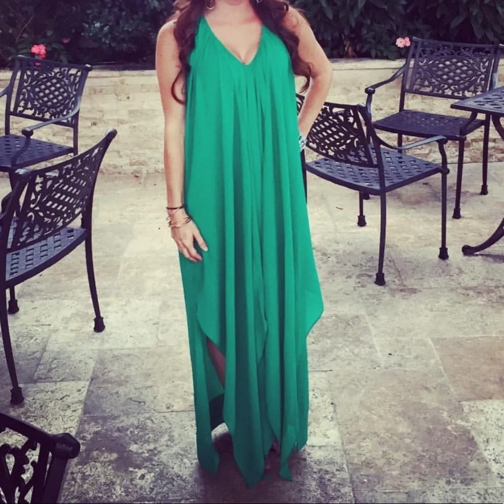 **HOST PICK** Michael Kors Green Maxi Gown